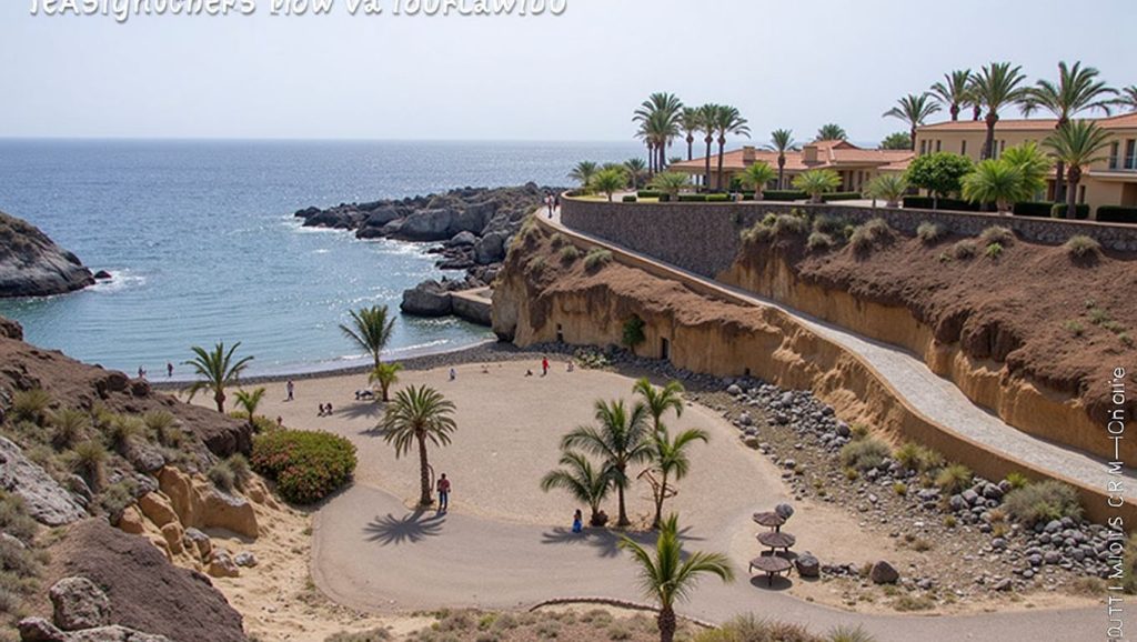Entorno natural de Playa Las Galgas en Tenerife