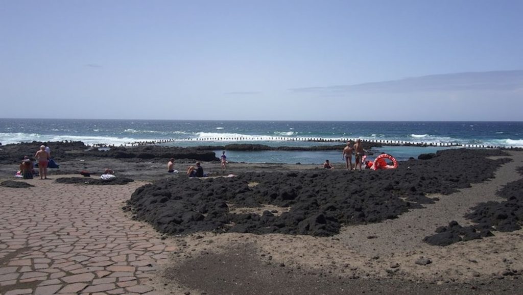 Arena volcánica de Playa las Salinas, Adeje (Tenerife)
