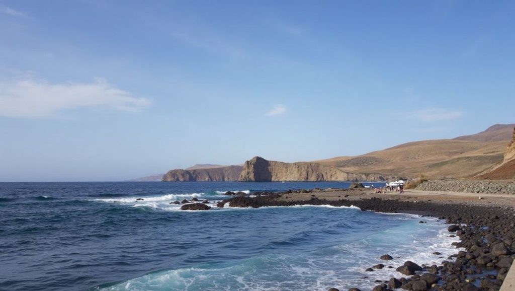 Aguas de Playa Las Salinas en Agaete (Gran Canaria)