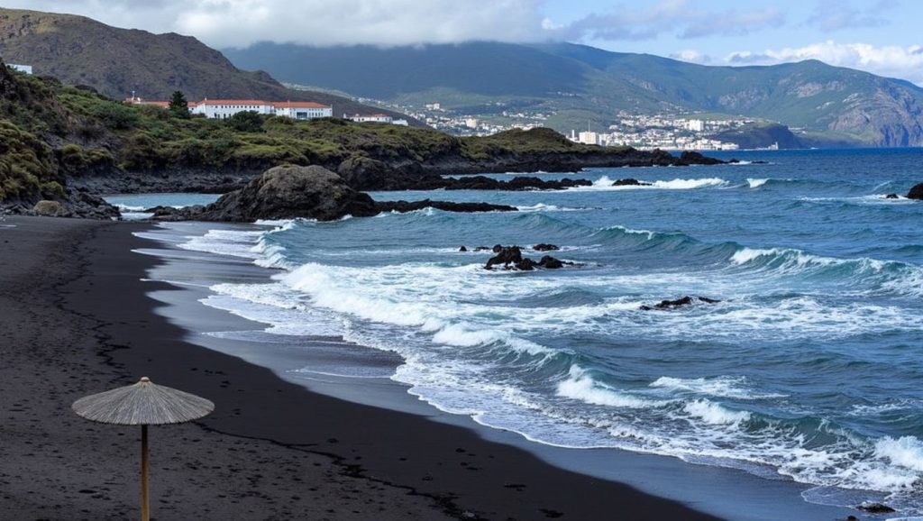 Entorno natural de Playa los Cancajos en La Palma
