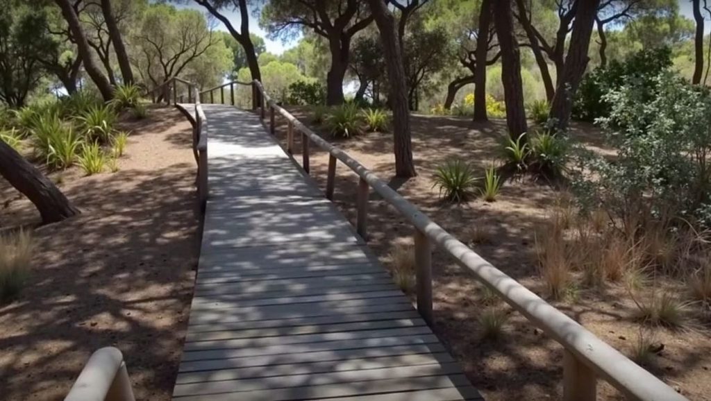 Horizonte desde Playa Los Enebrales, Punta Umbría, Huelva