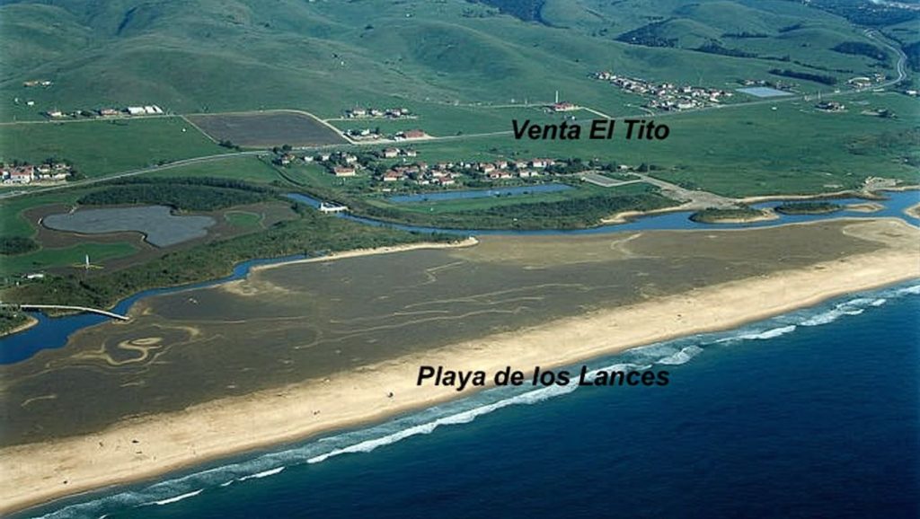 Vista general de Playa Los Lances Sur, Tarifa