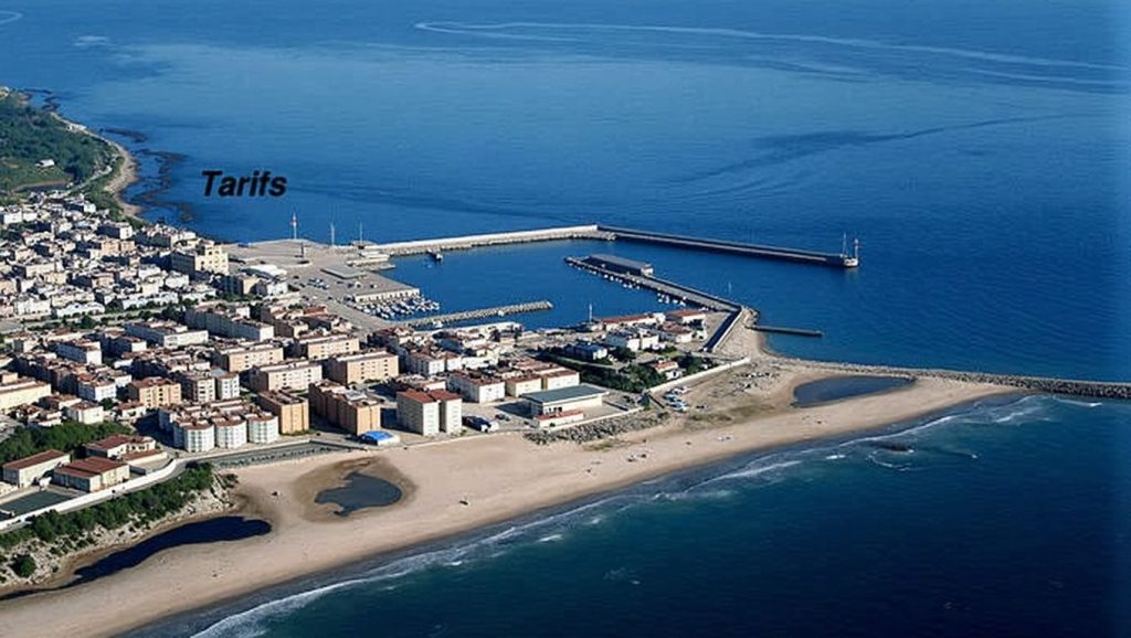 Línea de costa en Playa Los Lances Sur, Tarifa