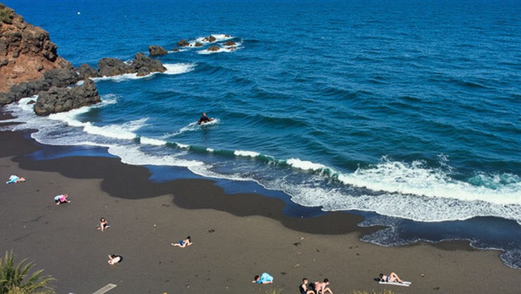 Playa Los Patos en Santa Úrsula (Tenerife)