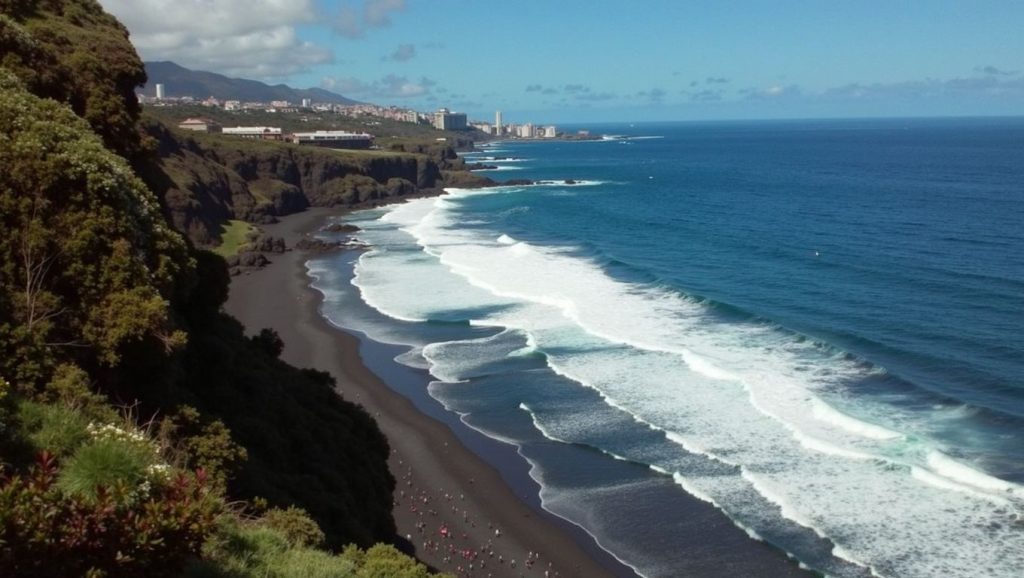 Acantilados y costa de Playa Los Patos, Santa Úrsula (Tenerife)