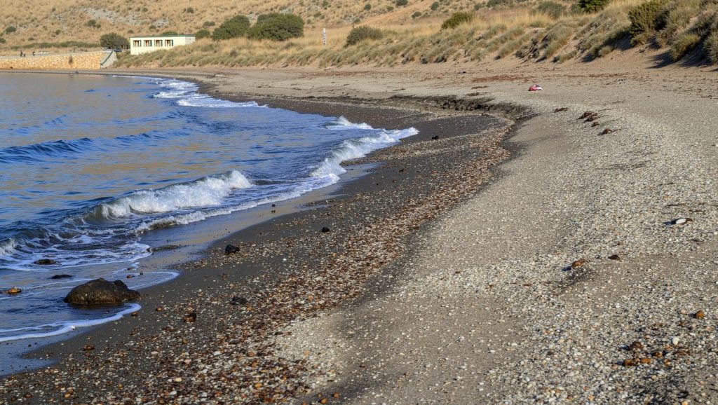 Acceso a Playa Los Yesos desde el aparcamiento, Sorvilán