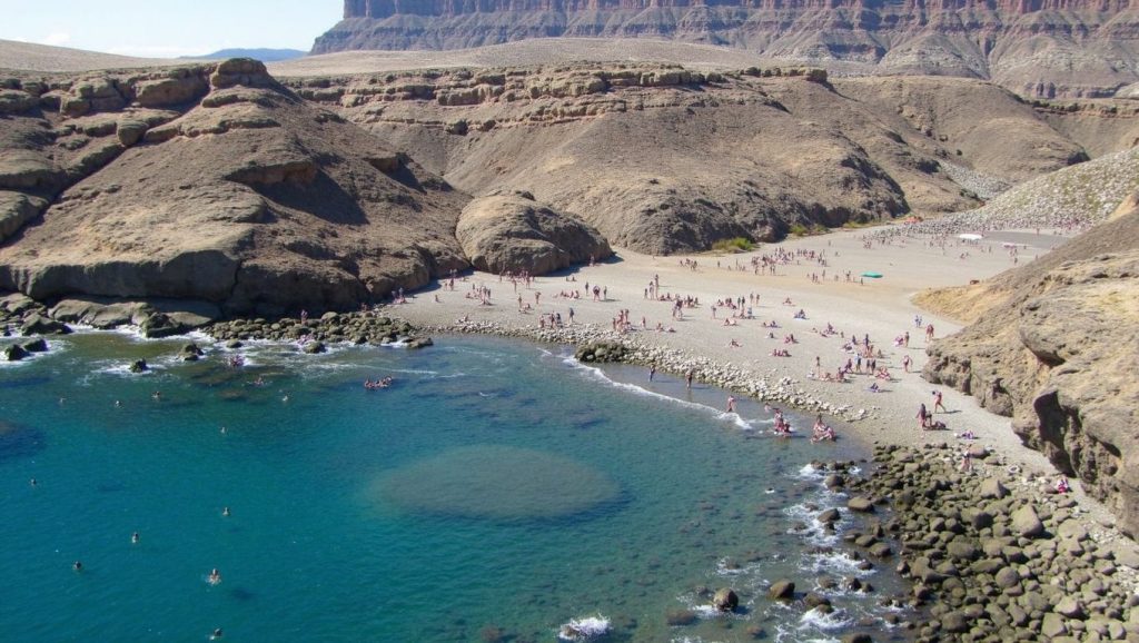 Playa Medio Almud en Mogán (Gran Canaria)
