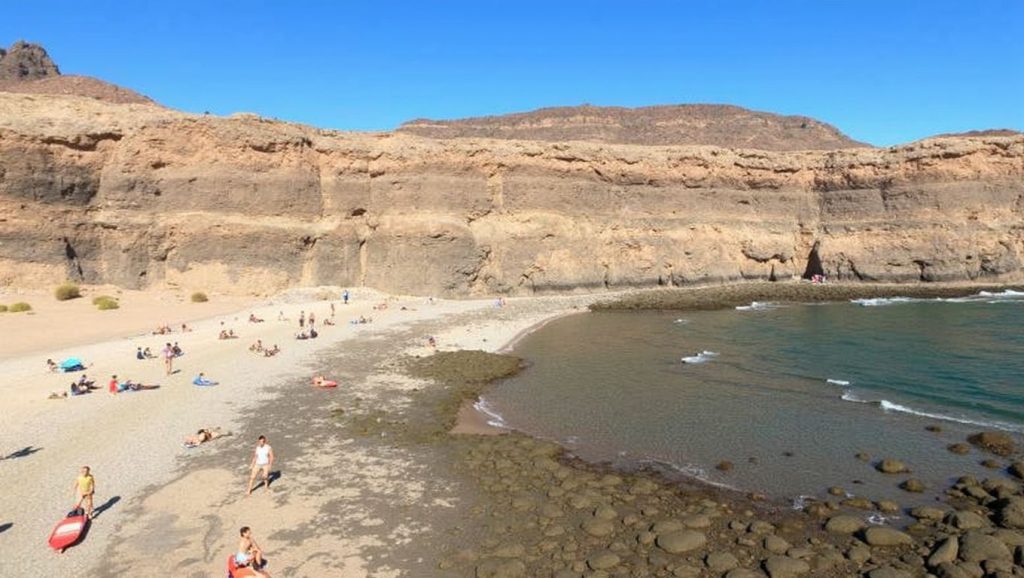 Panorámica de Playa Medio Almud, Gran Canaria
