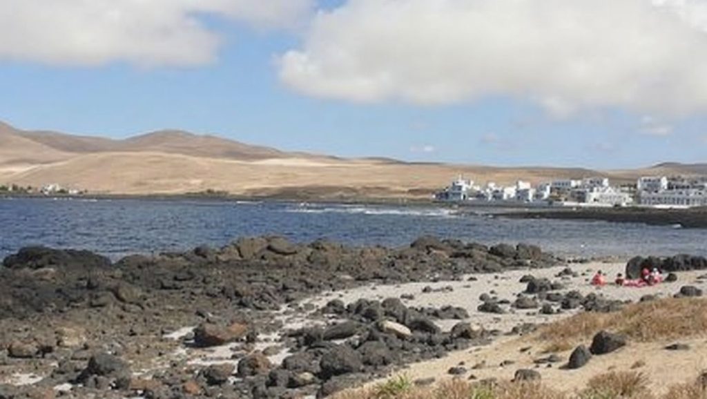 Arena volcánica de Playa Mejías, Tinajo (Lanzarote)