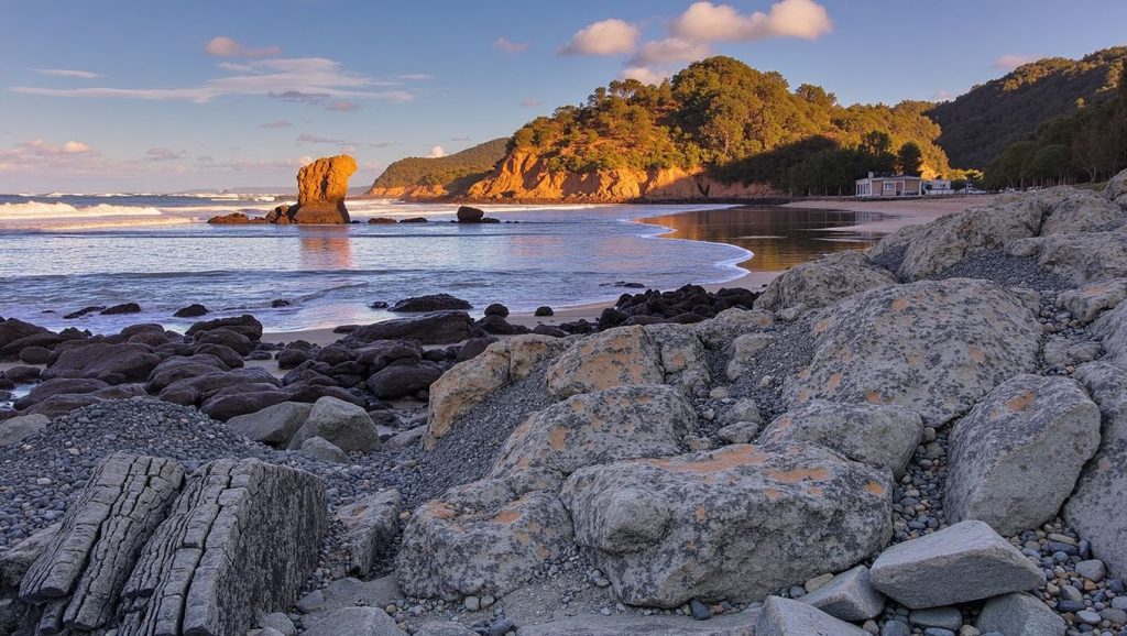Aguas de Playa Mexa La Yegua en Muros de Nalón (Asturias)