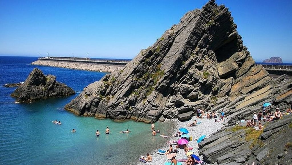 Arena de Playa Mexa La Yegua, Muros de Nalón (Asturias)