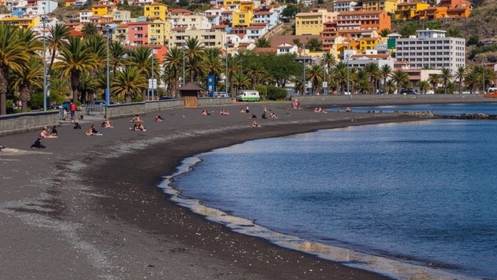 Arena volcánica de Playa Molino, San Sebastián de la Gomera (La Gomera)