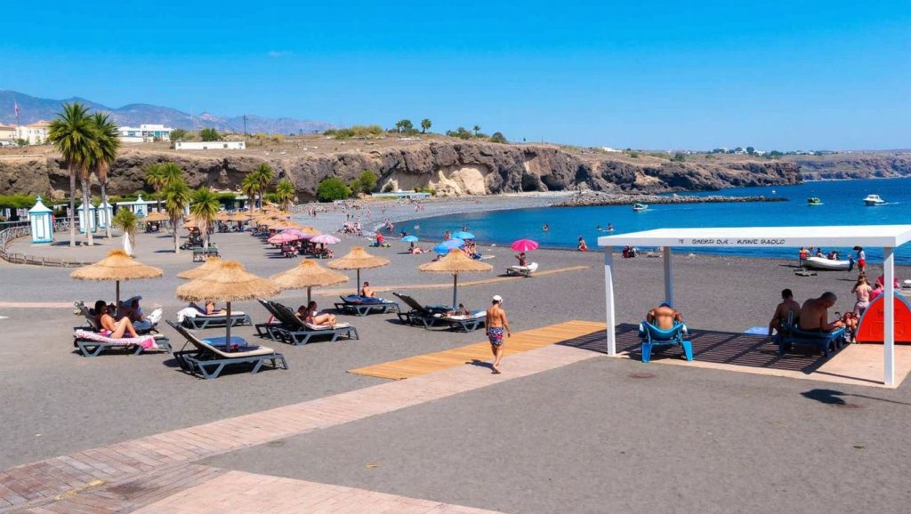 Entorno natural de Playa Neptuno en Tenerife