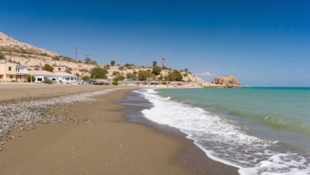 Olas rompiendo en Playa Nudista de El Chorrillo, Playa Nudista de El Chorrillo