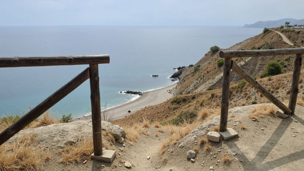 Camino de acceso a Nudista de Las Alberquillas de Nerja, Nerja, Málaga
