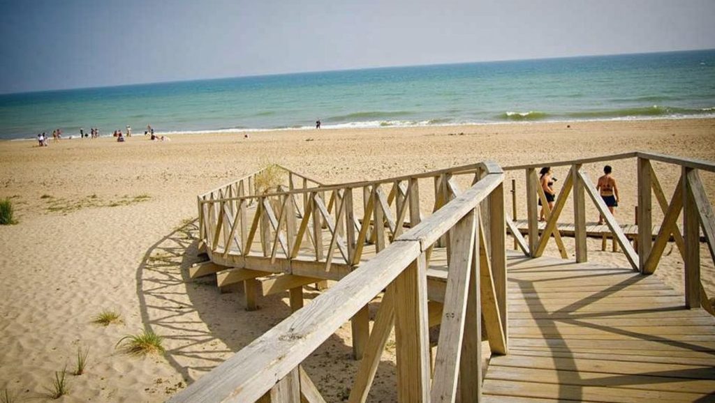 Playa de Playa Nueva Umbría (Flecha del Rompido, lado Lepe), Lepe, costa de Huelva