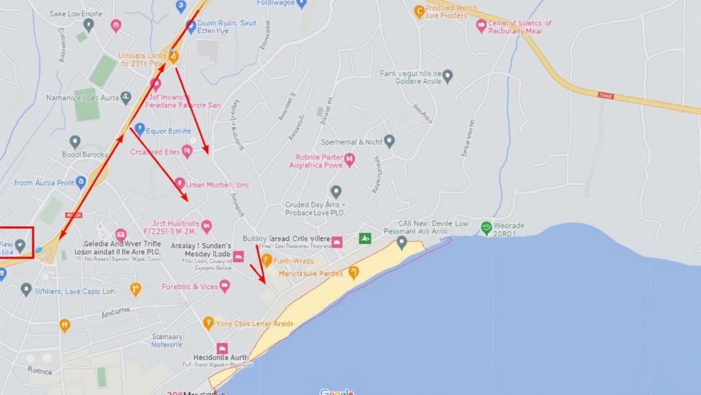 Detalle de arena y agua en Playa Para Campers de Burriana, Nerja