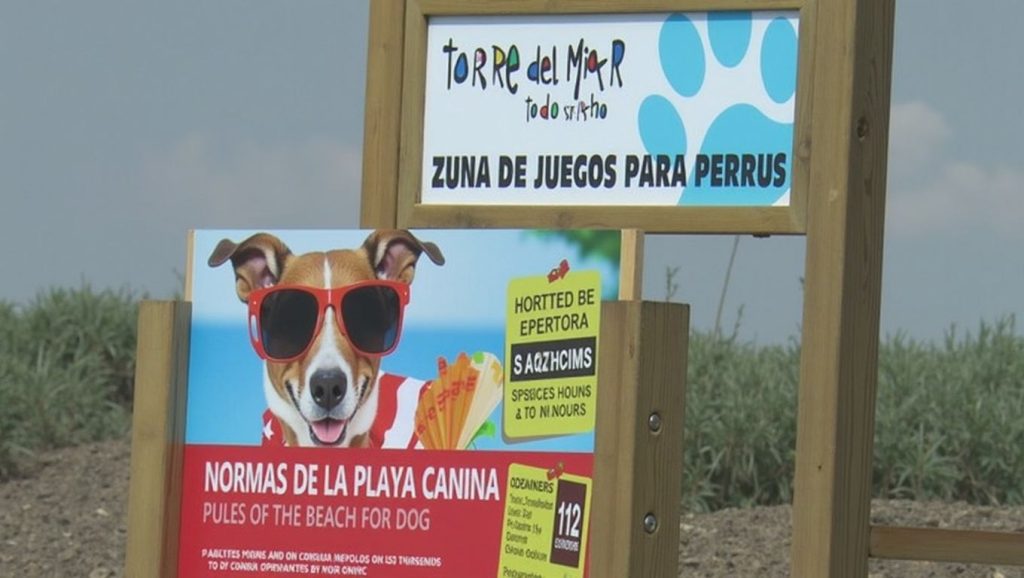 Primer plano de la orilla de Playa Para Perros de Estepona, Estepona