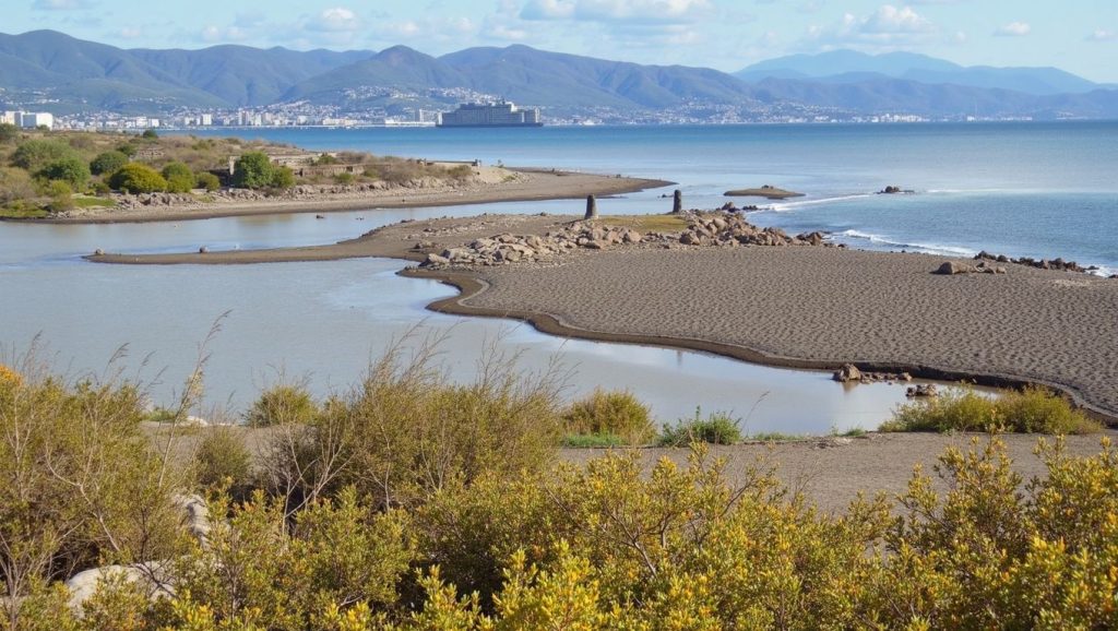 Playa de Playa Para Perros de Guadalmar, Málaga, costa de Málaga