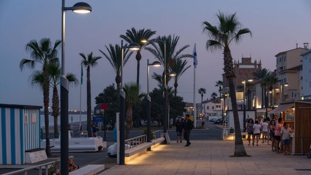 Vista del litoral en Playa Para Perros de San Luis de Sabinillas, Manilva