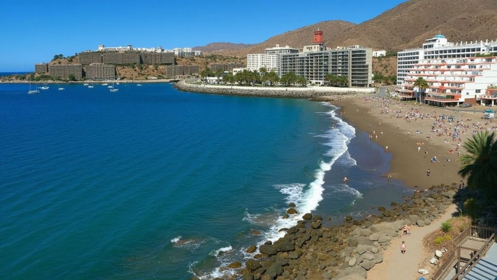 Playa Patalavaca en San Bartolomé de Tirajana (Maspalomas) (Gran Canaria)