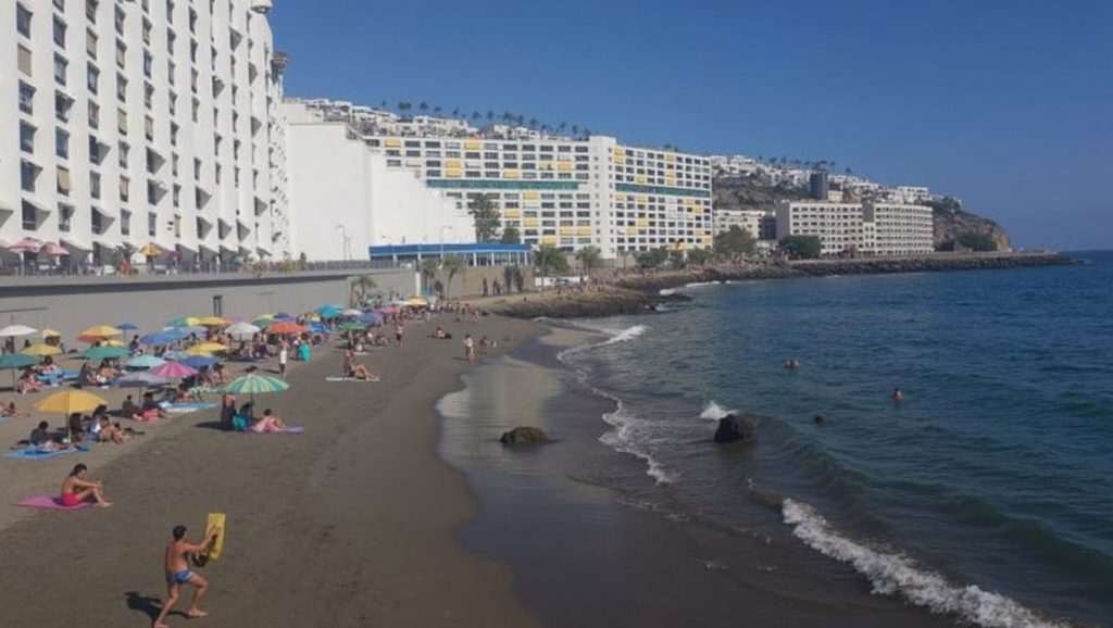 Entorno natural de Playa Patalavaca en Gran Canaria