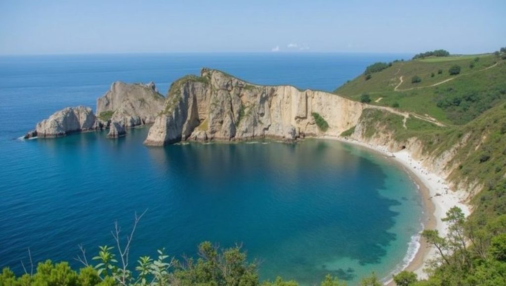 Playa Peñadoiro en Cudillero (Asturias)