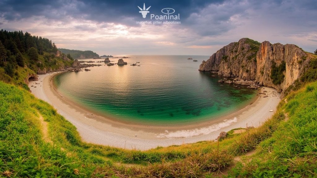 Olas y surf en Playa Peñadoiro, Cudillero (Asturias)