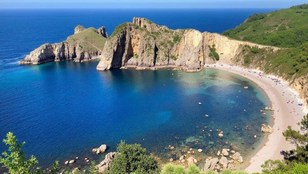 Aguas de Playa Peñadoiro en Cudillero (Asturias)