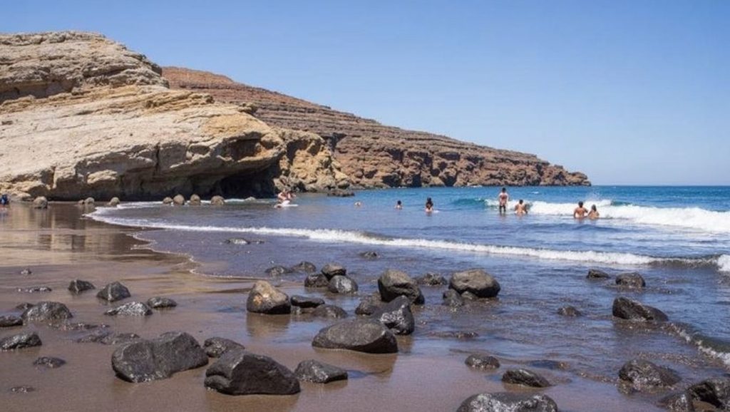 Arena volcánica de Playa Pelada, Granadilla de Abona (Tenerife)