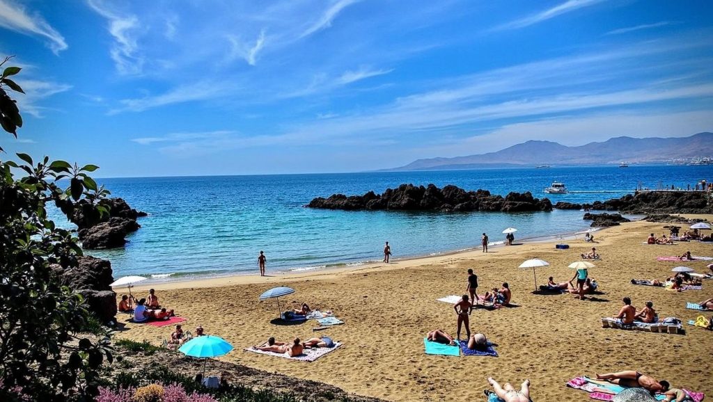 Panorámica de Playa Pila de la Barrilla, Lanzarote