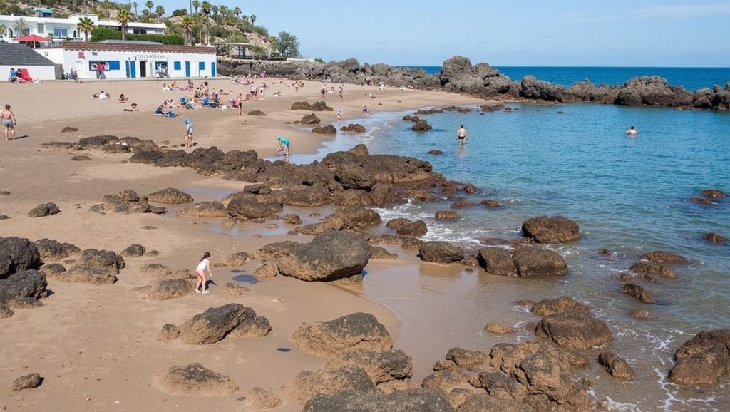 Arena volcánica de Playa Pila de la Barrilla, Playa Chica) (San Bartolomé (Lanzarote)