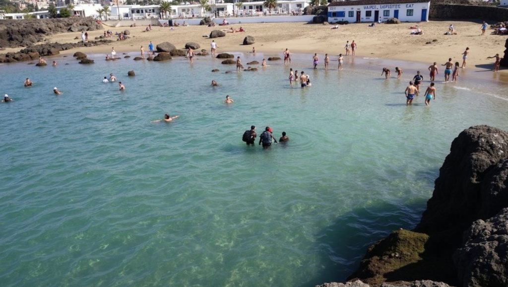 Entorno natural de Playa Pila de la Barrilla en Lanzarote