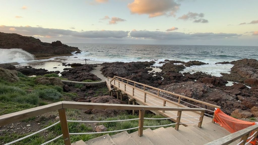 Panorámica de Playa Punta del Clavo, Gran Canaria