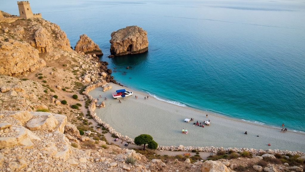 Camino de acceso a Punta del Río, Salobreña, Granada
