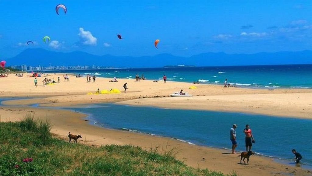 Playa Punta Paloma desde la arena, Tarifa, Cádiz