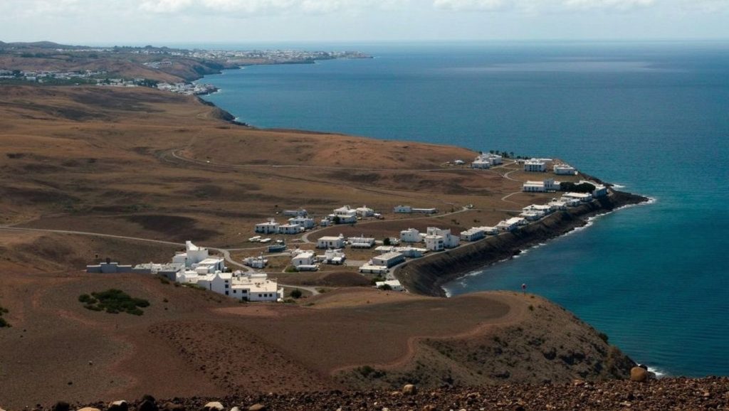 Panorámica de Playa Quemada, Lanzarote