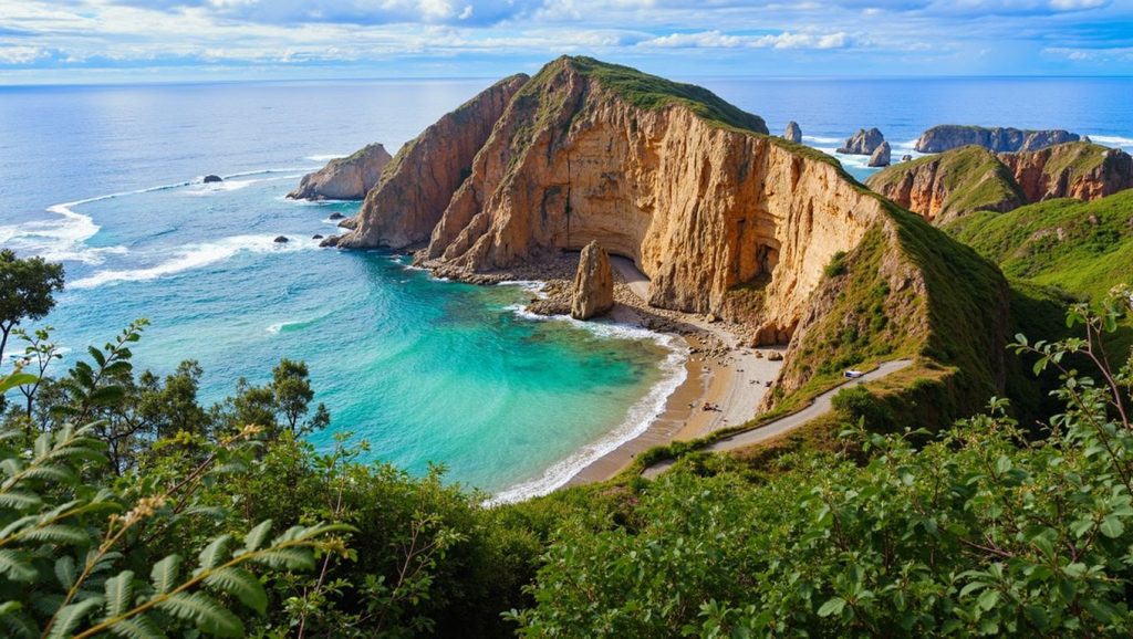 Aguas de Playa Río Cabo en Cudillero (Asturias)