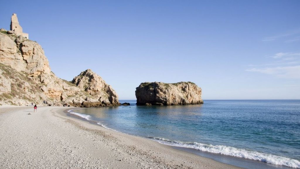 Horizonte desde Playa Salmonete, Polopos, Granada