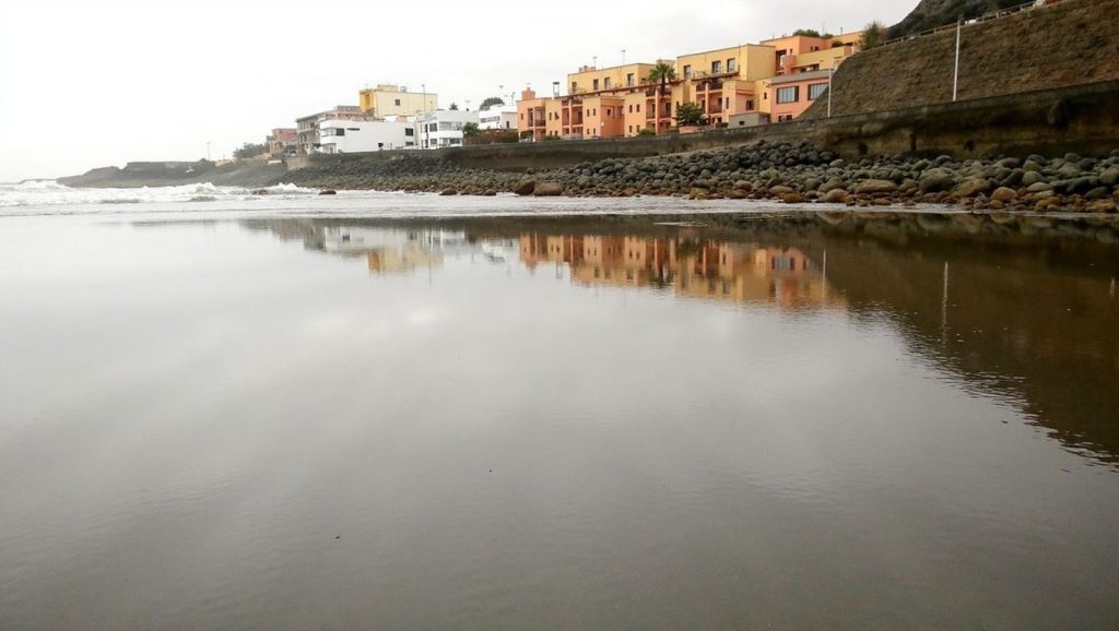 Arena volcánica de Playa San Felipe, Santa María de Guía de Gran Canaria (Gran Canaria)