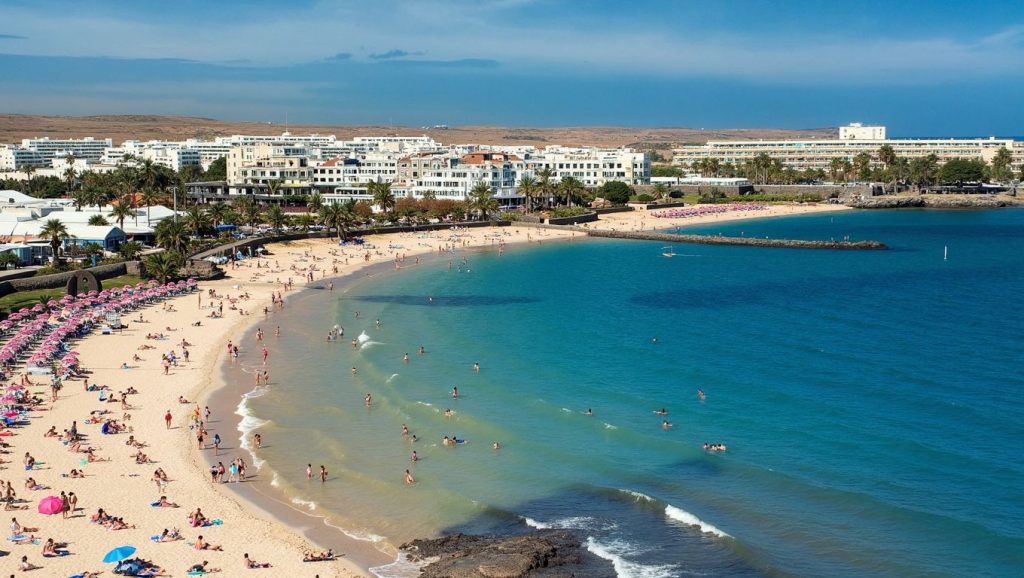 Aguas de Playa San Juan en Teguise (Lanzarote)