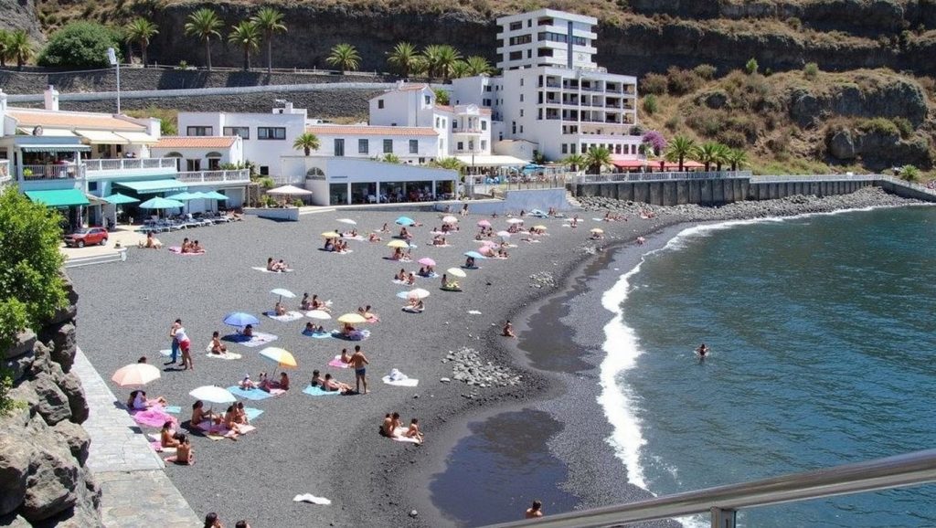 Playa San Marcos en Agulo (La Gomera)