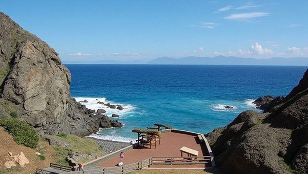 Panorámica de Playa San Marcos, La Gomera