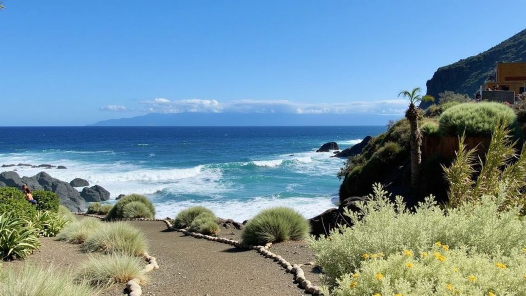 Acantilados y costa de Playa San Marcos, Agulo (La Gomera)