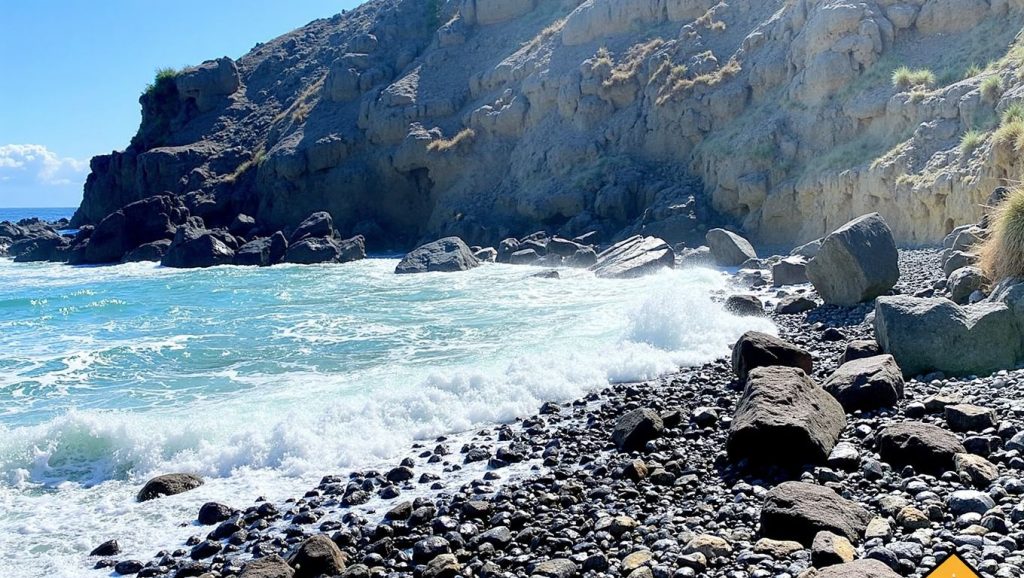 Aguas de Playa San Marcos en Agulo (La Gomera)