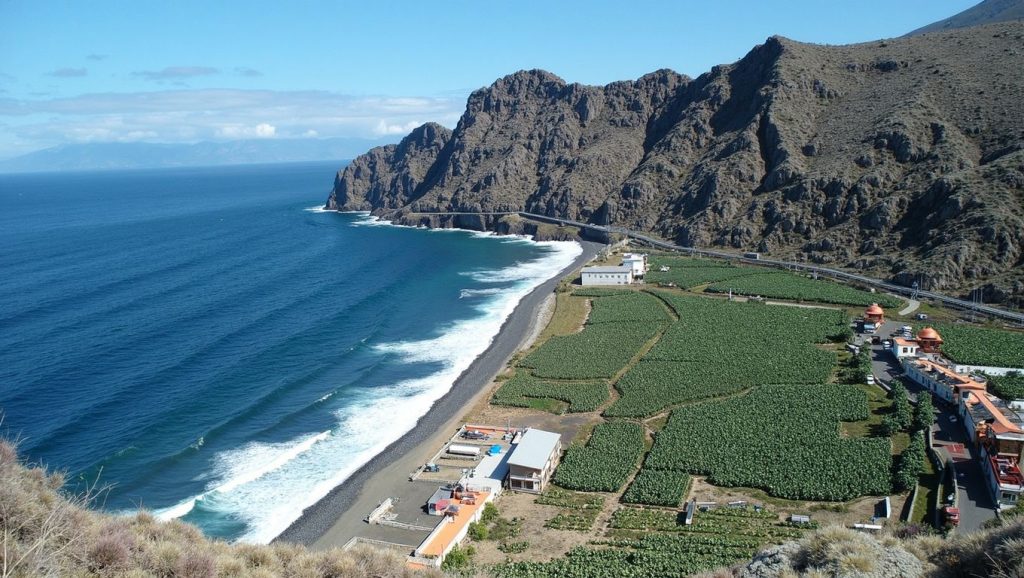 Playa de Santa Catalina en Vallehermoso (La Gomera)