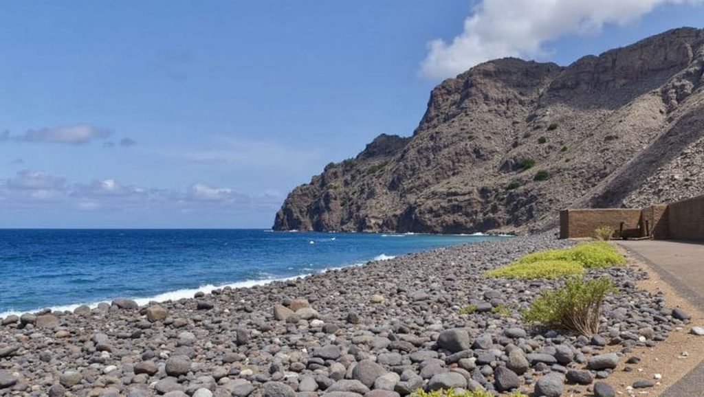 Panorámica de Playa de Santa Catalina, La Gomera