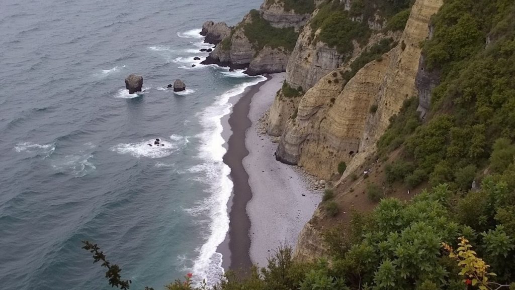 Acantilados y costa de Playa Serrón, Valdés (Asturias)