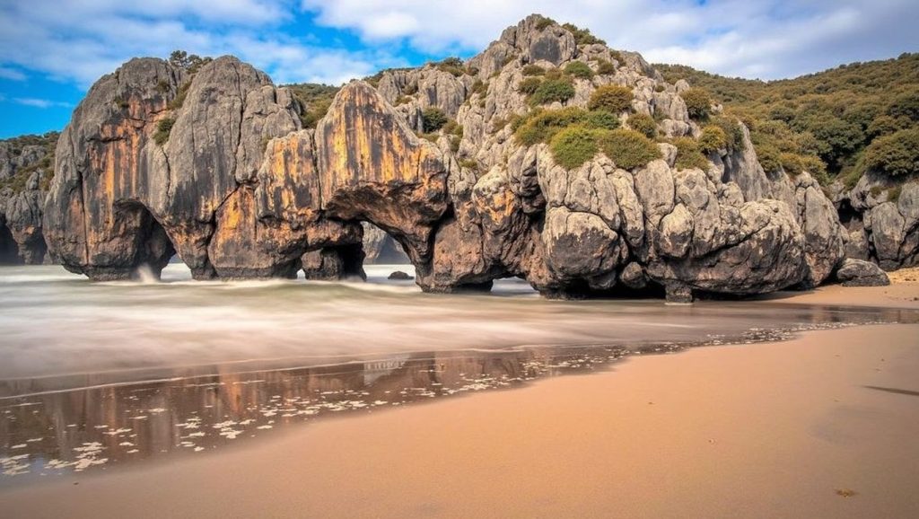 Aguas de Playa Solfín en Asturias (Asturias)