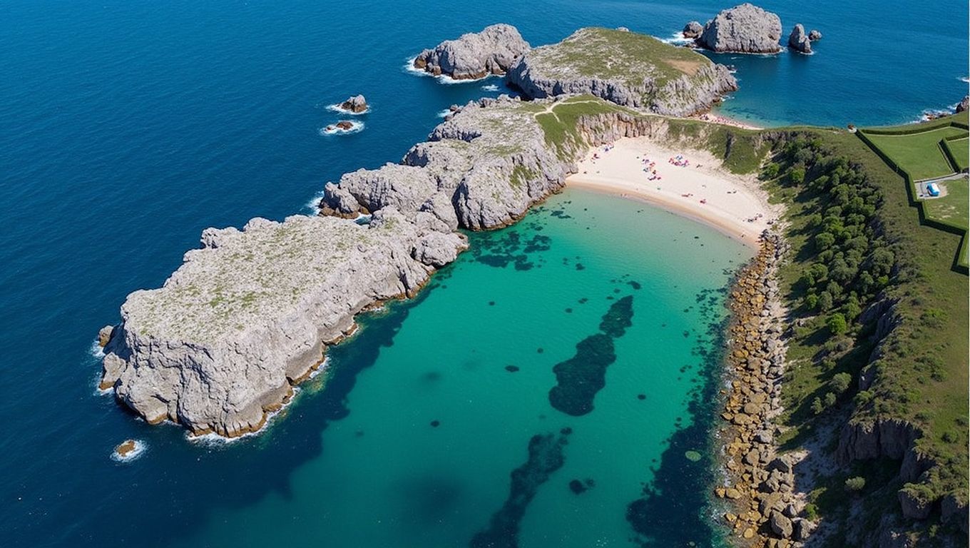 Playa Somocuevas (Piélagos, Cantabria)